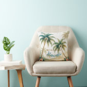 Vintage Style Hawaiian Travel Honolulu クッション (椅子)