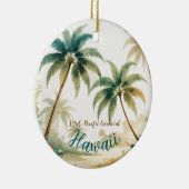 Vintage Style Hawaiian Travel Honolulu セラミックオーナメント (右)
