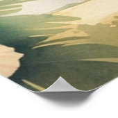 Vintage Style Hawaiian Travel Honolulu ポスター (角)