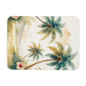 Vintage Style Hawaiian Travel Honolulu マグネット (横)