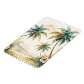 Vintage Style Hawaiian Travel Honolulu マグネット (左側)