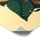 Vintage Style Jamaica Travel Illustration ポスター (角)