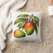 Vintage Style Mango Fruit Branch クッション (ブランケット)
