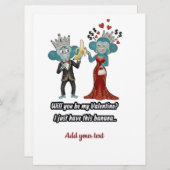 Vintage style monkey couple art シーズンカード (正面/裏面)