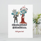 Vintage style monkey couple art シーズンカード (スタンド正面)