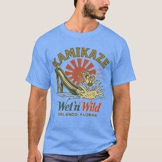 Vintage-style waterpark KAMIKAZE Tシャツ