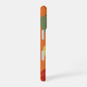 Vintage Stylized Bell Pepper Pattern iPhone 16ケース (右側面)