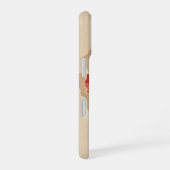 Vintage Stylized Poppy iPhone 16ケース (右側面)