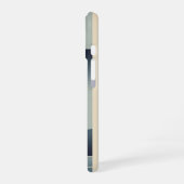 Vintage Stylized Waterfall iPhone 16ケース (左側面)