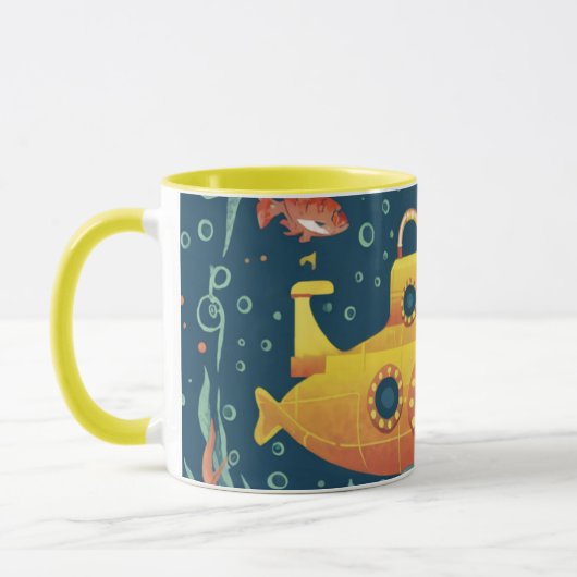 vintage submarine mug マグカップ (左)