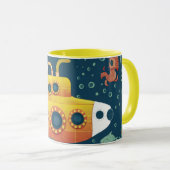 vintage submarine mug マグカップ (正面右)