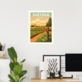 Vintage Suffolk Virginia ポスター (ホームオフィス)