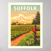 Vintage Suffolk Virginia ポスター (正面)