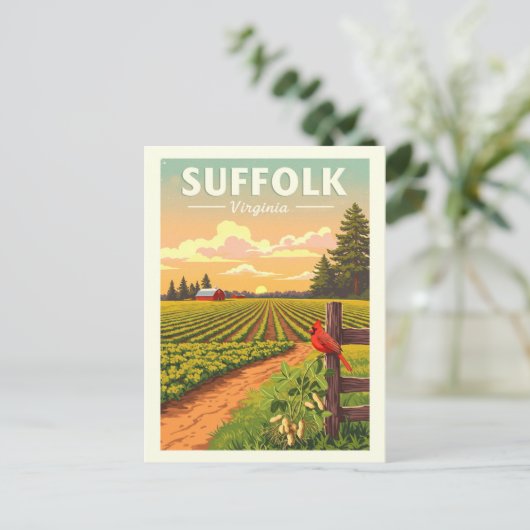 Vintage Suffolk Virginia ポストカード (スタンド正面)