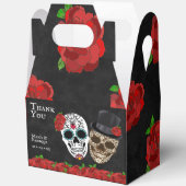 Vintage Sugar Skull Wedding フェイバーボックス (見開き)