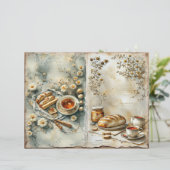 Vintage Summer Breakfast Scrapbook Paper (スタンド正面)