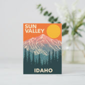 Vintage Sun Valley Idaho Travel ポストカード (スタンド正面)