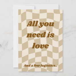 Vintage Sun Wedding Invitation Details Card 招待状