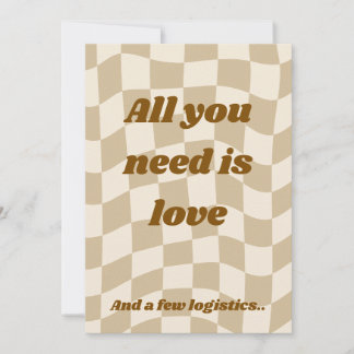 Vintage Sun Wedding Invitation Details Card 招待状