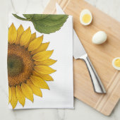 Vintage Sunflower キッチンタオル (四つ折り)