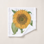 Vintage Sunflower Flower by Basilius Besler バスタオルセット (ウォッシュタオル)