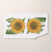 Vintage Sunflower Flower by Basilius Besler バスタオルセット (ハンドタオル)
