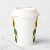 Vintage Sunflower paper cups with lid 紙コップ (右)