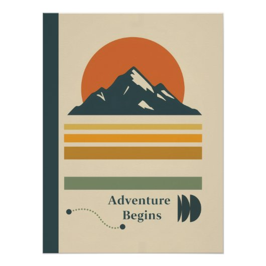 Vintage Sunset ポスター (正面)