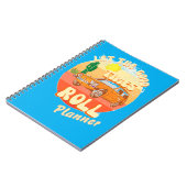 vintage sunset and classic car ノートブック (左側)