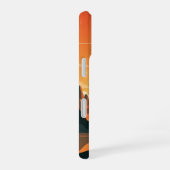 Vintage Sunset on the Mountains iPhone 16ケース (右側面)