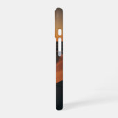 Vintage Sunset over the Dunes iPhone 16ケース (左側面)