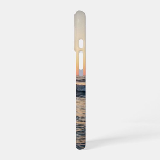 Vintage Sunset Sea iPhone 16ケース (左側面)