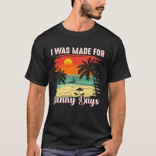 Vintage Surfer Retro Surfing Beach Summer Vacation Tシャツ (正面)