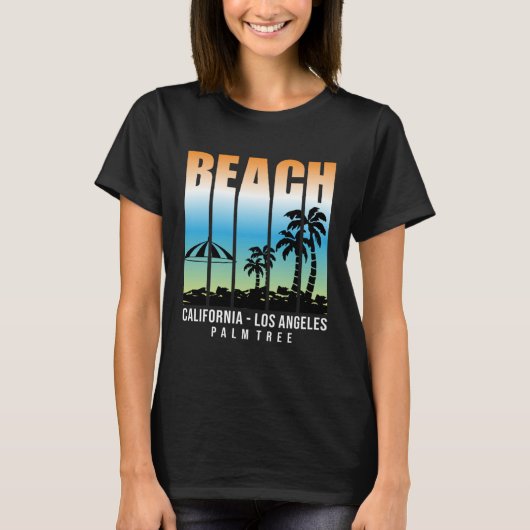 Vintage Surfer Retro Surfing Beach Summer Vacation Tシャツ (正面)