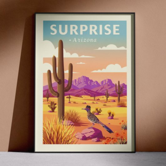 Vintage Surprise Arizona ポスター