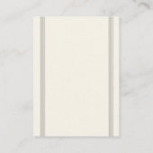 Vintage Swans QR Code Wedding Details  エンクロージャーカード (裏面)