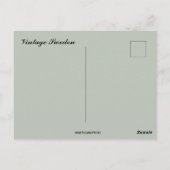 Vintage Sweden ポストカード (裏面)