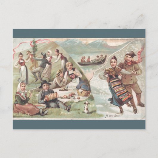Vintage Sweden ポストカード (正面)