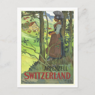 Vintage Switzerland Travel Postcard ポストカード