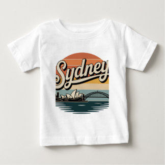 Vintage Sydney Australia Baby T-Shirt – Cute  ベビーTシャツ