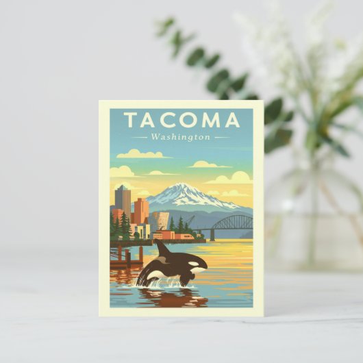 Vintage Tacoma Washington ポストカード (スタンド正面)