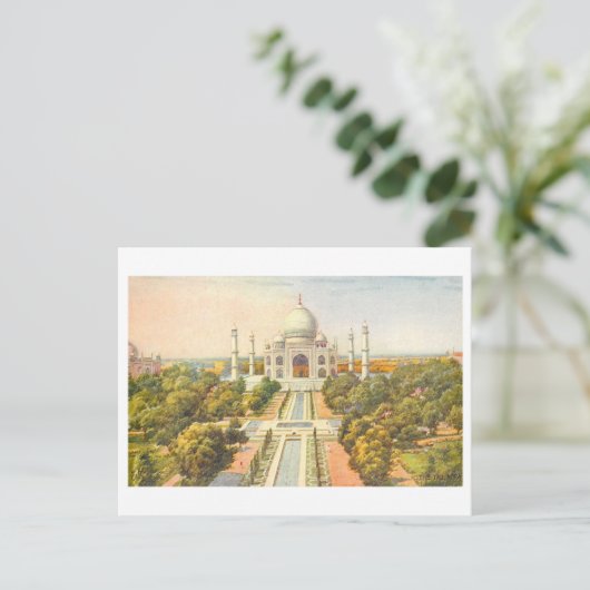 Vintage Taj Mahal ポストカード (スタンド正面)