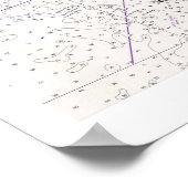 Vintage Tampa Bay nautical chart ポスター (角)