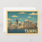 Vintage Tampa Travel ポストカード (正面/裏面)