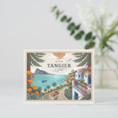 Vintage Tangier Morocco Travel Postcard ポストカード (スタンド正面)
