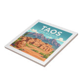 Vintage Taos New Mexico タイル (側面)