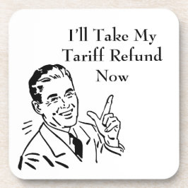 Vintage Tariff Refund Check コースター
