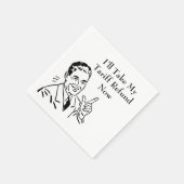 Vintage Tariff Refund Check スタンダードカクテルナプキン (角)