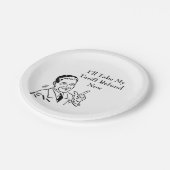 Vintage Tariff Refund Check ペーパープレート (アングル)