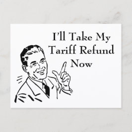 Vintage Tariff Refund Check ポストカード